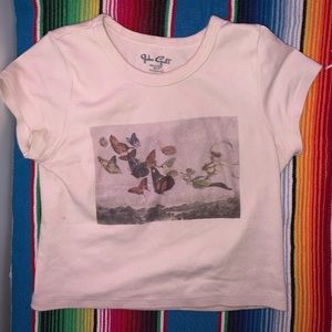 Pacsun cropped shirt